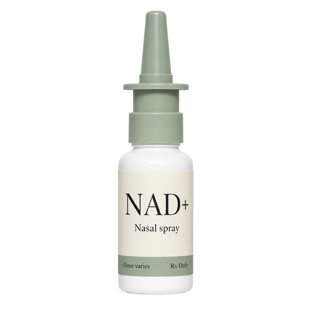 Cellular Recharge Nasal Spray (NAD+) packaging
