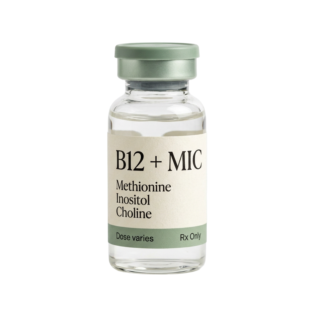 Metabolism Boost Injection (B12 + MIC) packaging